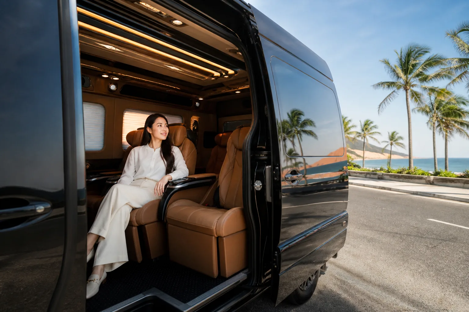 Vé xe limousine Sài Gòn - Mũi Né: tiện nghi, dễ đặt